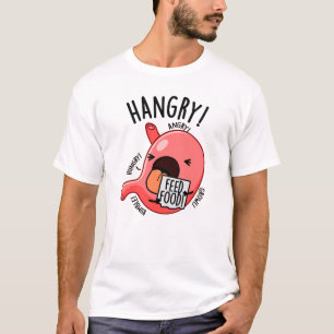 Camiseta Hangry Funny Stomach Pun
