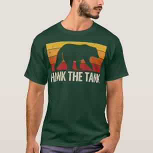 Camiseta Hank el Oso del Tanque Vintage Dolor Salven Hank