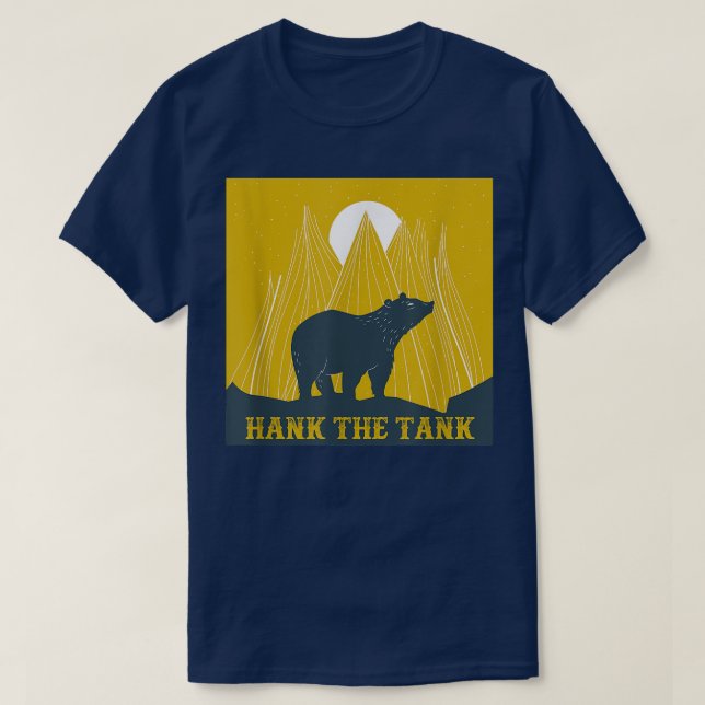 Camiseta Hank The Tank Bear California Lake Tahoe Bears Fun (Diseño del anverso)