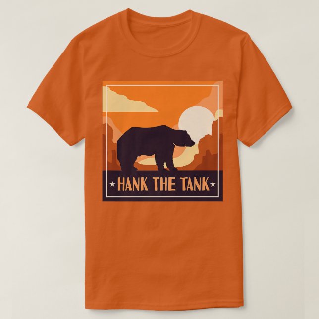 Camiseta Hank The Tank Californian Bear Lake Tahoe Bears Fu (Diseño del anverso)