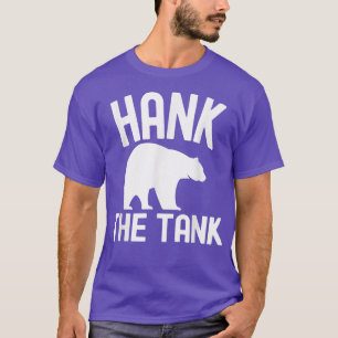 Camiseta Hank The Tank - Lake Tahoe California Big Black Be