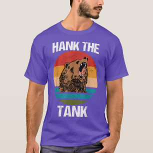 Camiseta Hank The Tank Shirt Retro Vintage Bear Hank the ta