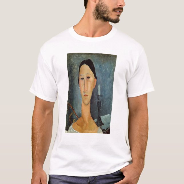 Camiseta Hanka Zborowska con una palmatoria, 1919 (Anverso)