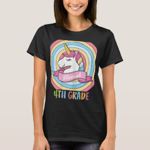 Camiseta Hannah Cute Nombre Cuarto Grado Chica Tribe Squad 
