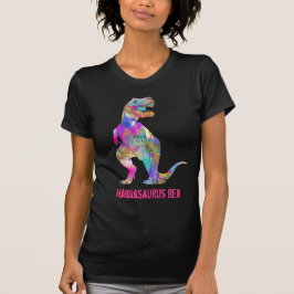 Camiseta Hannah osaurus Funny Colorful T Rex Dinosaur Art