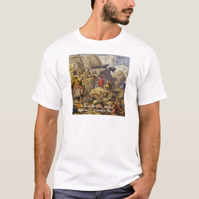 Camiseta Hannibal Barca & Cables y Regalos del Ejército y l (Anverso)