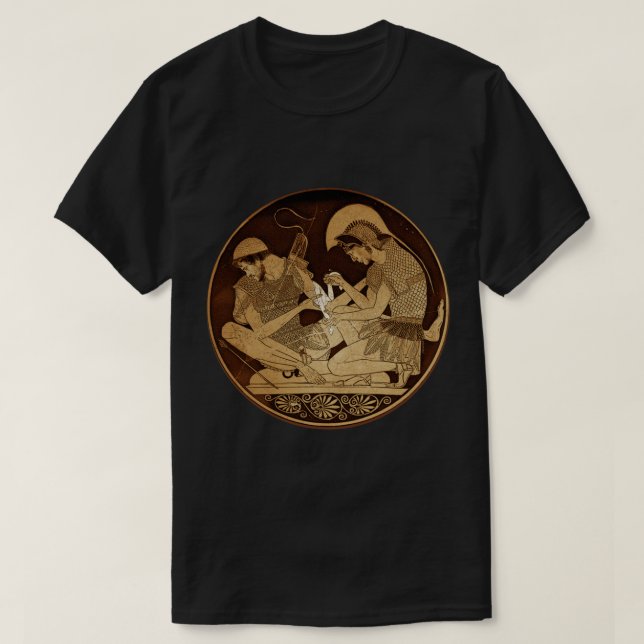 Camiseta Hannigram Aquiles y Patroclus (Diseño del anverso)