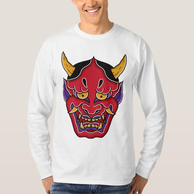 Camiseta Hannya (般 若 面) (Anverso)