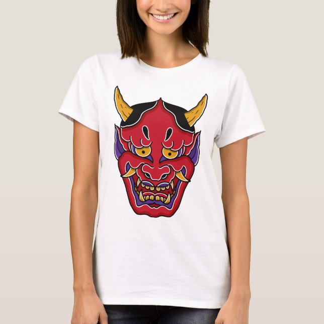 Camiseta Hannya (般 若 面) (Anverso)