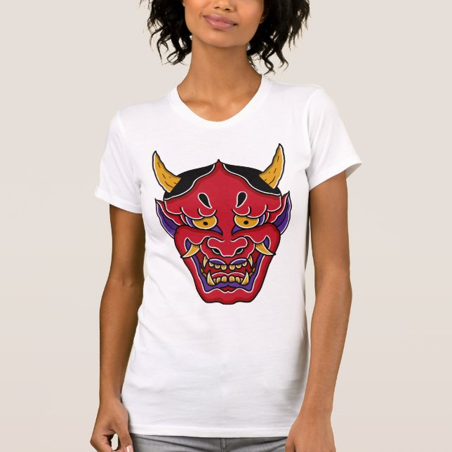 Camiseta Hannya (般 若 面) (Anverso)