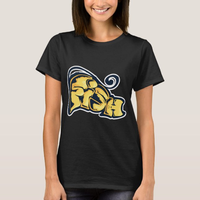 Camiseta hannya oni pez dorado (Anverso)