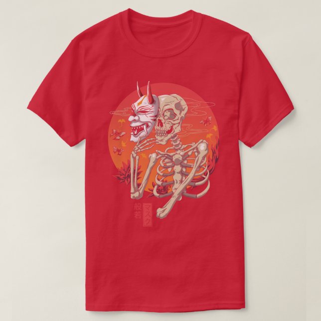 Camiseta Hannya Yokai Mask (Diseño del anverso)