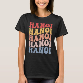 Camiseta Hanoi City Groovy Retro
