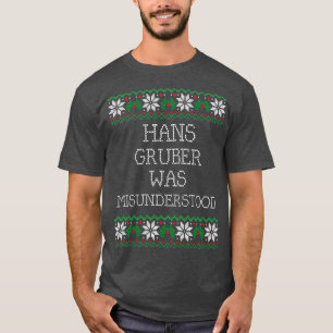 Camiseta Hans Gruber fue malinterpretado