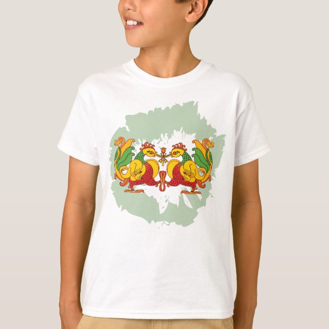 Camiseta Hansa Puttuwa – Two Entwined Swans (Anverso)