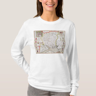 Camiseta Hantshire, grabado por Jodocus Hondius