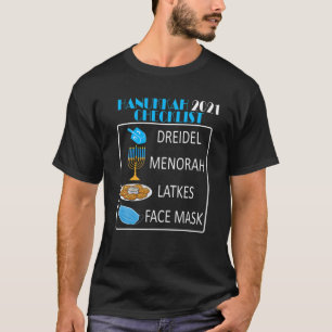 Camiseta Hanukkah 2021 Lista de verificación Chanukah Pajam