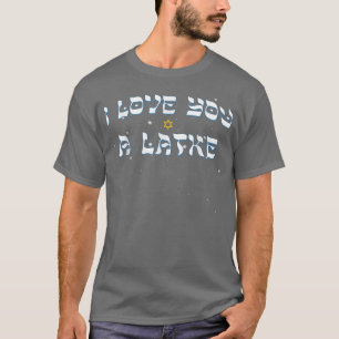 Camiseta Hanukkah 2021 Te amo un festival gracioso de L