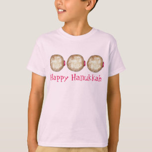 Camiseta Hanukkah Chanukah Feriados Judíos Jelly Doughnut