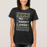 Camiseta Hanukkah Chanukah Menorah Fami<br><div class="desc">Niza Hija Hanukkah Chanukah Menorah Familia</div>