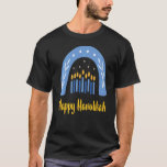 Camiseta Hanukkah Chanukah Rainbow Menorah Hol judío<br><div class="desc">Feliz Hanukkah Chanukah Día feriado judío en el arco iris Menorah 19</div>