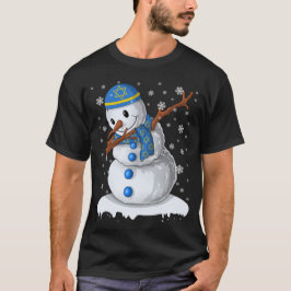 Camiseta Hanukkah Dabbing Snowman Chanukah