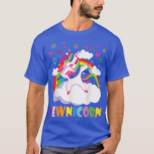 Camiseta Hanukkah Dabbing Unicorn Rainbow Christine