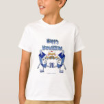 Camiseta Hanukkah Dancing Dreides y Jelly Doughnut<br><div class="desc">Está viendo la colección Lee Hiller Designs of Home and Office Decor, Apparel, Gifts and Collectibles. Los diseños incluyen la fotografía Lee Hiller y la colección de arte digital de medios mixtos. Puedes ver su fotografía de la naturaleza en http://HikeOurPlanet.com/ y seguir su blog de senderismo dentro del Parque Nacional...</div>