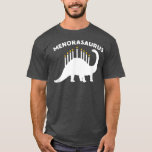 Camiseta Hanukkah Dinosaur Menorasaurus Funny Jewish Bronto<br><div class="desc">Hanukkah Dinosaur Menorasaurus Funny Jewish Brontosaurus .</div>