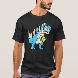 Camiseta Hanukkah Dinosaur Menorawr Saurus Rex Chanukah Jew