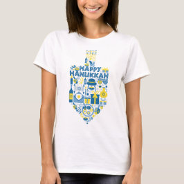 Camiseta Hanukkah Dreidel