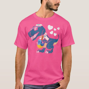 Camiseta Hanukkah Dreidel TRe Dinosaur Funny Menora Pun Paj