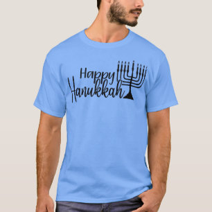 Camiseta Hanukkah feliz, Hombres, Mujeres y Niños, Menorah,