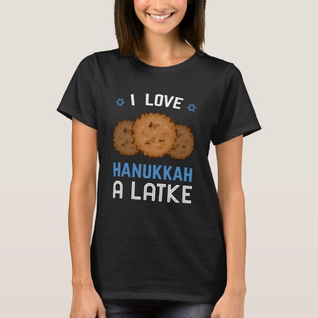 Camiseta Hanukkah Festival judío Latke Papa Pancake Food (Anverso)