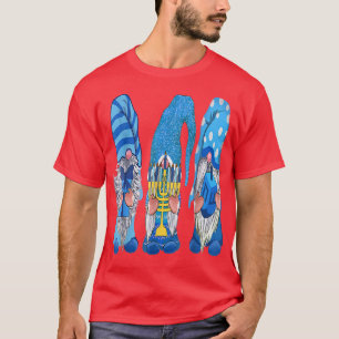 Camiseta Hanukkah Gnomes Gracioso Para los hombres varones