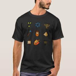Camiseta Hanukkah Icons | Festival de Hanukkah