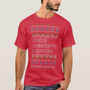 Camiseta Hanukkah Jewish Holiday Channukah Jew Ugly Hanukka