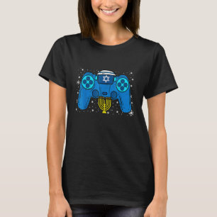Camiseta Hanukkah Jewish Video Game Controller Gamer Chanuk