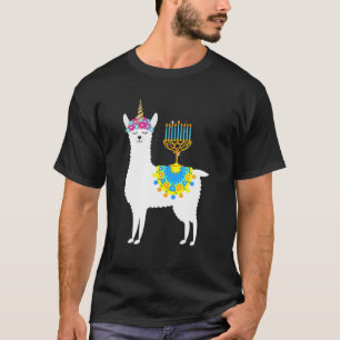 Camiseta Hanukkah Llama Cute Alpaca Chanukah