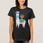 Camiseta Hanukkah Llama Cute Alpaca Chanukah Navidades<br><div class="desc">Hanukkah Llama Cute Alpaca Chanukah Navidades De Mujeres Chicas</div>