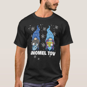 Camiseta Hanukkah Mazel Tov Menorah Dreidel Gnome Gn
