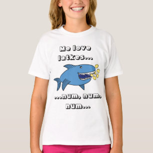 Camiseta Hanukkah Me Aman Los Latkes/Camisas De Color Oscur