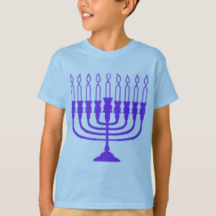 Camiseta Hanukkah Menorah