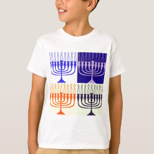 Camiseta Hanukkah Menorah
