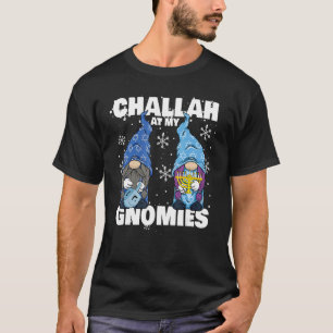 Camiseta Hanukkah Menorah Dreidel Gnome Challah