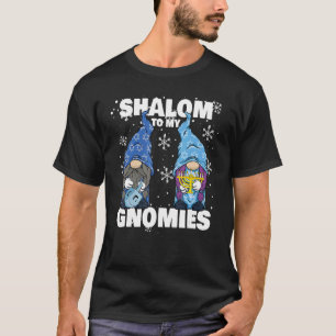 Camiseta Hanukkah Menorah Dreidel Gnome Shalom A Mi