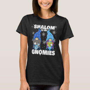 Camiseta Hanukkah Menorah Dreidel Gnome Shalom A Mi