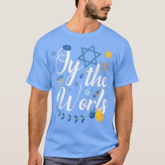 Camiseta Hanukkah Menorah Judío Oy Al Mundo Hanukkah