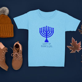 Camiseta Hanukkah Menorah Luz de mi vida
