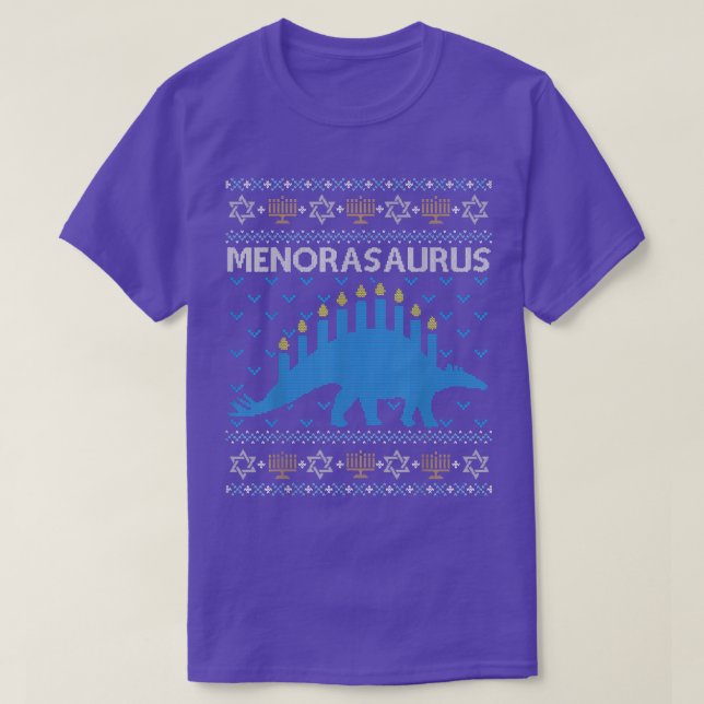 Camiseta Hanukkah Menorah Menorah (Diseño del anverso)